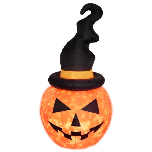 Felfújható Halloween tök, 180 cm, belső LED projektorral                                              KD180T