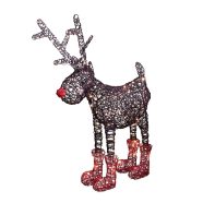   LED-es szarvas, Rudolf, 100 melegfehér LED, 70x120x24cm, HSO                                          KDR1