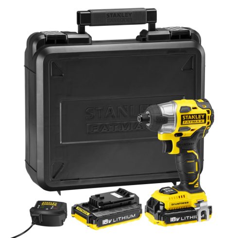 STANLEY FATMAX 18V 2.0Ah akkumulátoros ütvecsavarozó, kofferben                                       KFMCF647D2K-Q