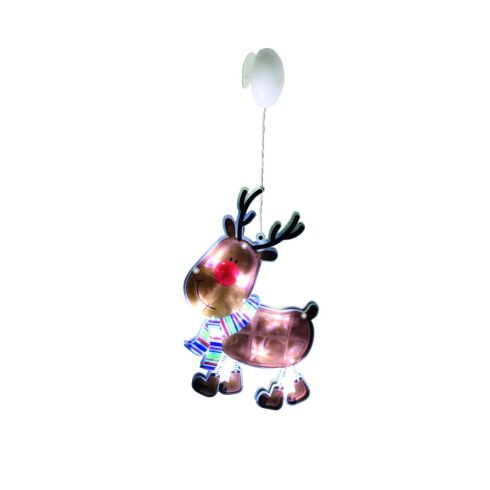 LED-es ablakdísz, rénszarvas, HSO                                                                     KID311