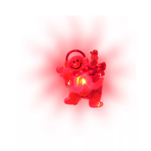 LED-es ablakdísz, hóember, öntapadós, színváltó, beltéri kivitel, 1 db LED, HSO                       KID322