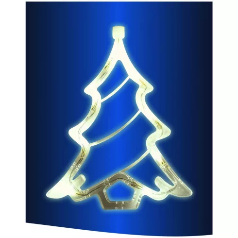 LED-es ablakdísz, karácsonyfa, HSO                                                                    KID412