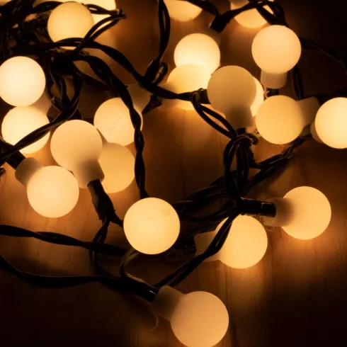 LED-es gömb fényfüzér, HSO                                                                            KII50B/WW