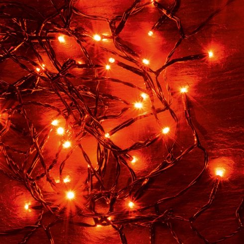 LED-es beltéri fényfüzér, piros, 50 LED, HSO                                                          KII50/R