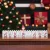 LED-es adventi naptár, 7db melegfehér LED, fa, elemes, 34x9cm, beltéri kivitel HSO                    KLW25