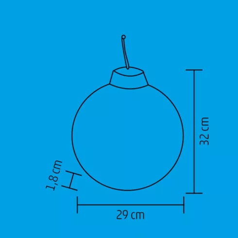 Fa ablak-, ajtódísz, melegfehér LED, HSO                                                              KLW32