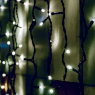   Sorolható fényfüggöny, 204LED, fehér, kültéri, HSO                                                    KSF204/WH