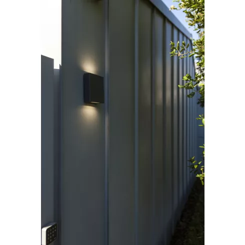 PILI kültéri, fali lámpa, fel/le világítás, 8,5W, 4000K, 1310lm, IP54, sötétszürke                    L5102601125