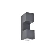   FARI fali LED lámpa, változtatható fej állással, 10W, 3000K, 1400lm, IP54, sötétszürke                L5117401118