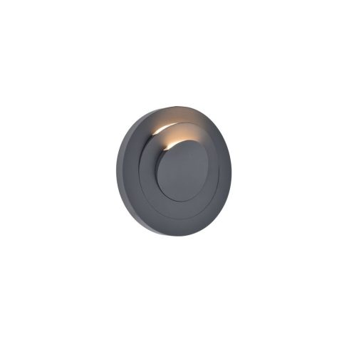 MOOV kültéri, fali lámpa, 1 fix/2 állítható fény, 7,8W, 3000K, 1300lm, IP54, sötétszürke              L5137701118
