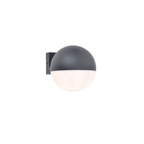 LOOMA kültéri, fali lámpa, E27 foglalattal, 25W, IP54, sötétszürke, szimpla gömb                      L5138001118