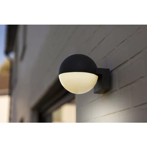 LOOMA kültéri, fali lámpa, E27 foglalattal, 25W, IP54, sötétszürke, szimpla gömb                      L5138001118