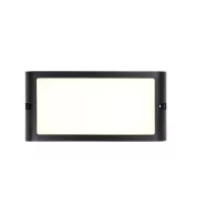   KABAN kültéri, fali lámpa, 12,6W, 3000K, 1300lm, IP54, fekete                                         L5203504330