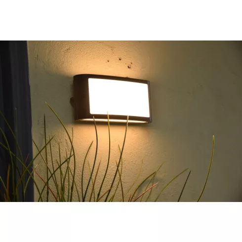 KABAN kültéri, fali lámpa, 12,6W, 3000K, 1300lm, IP54, fekete                                         L5203504330