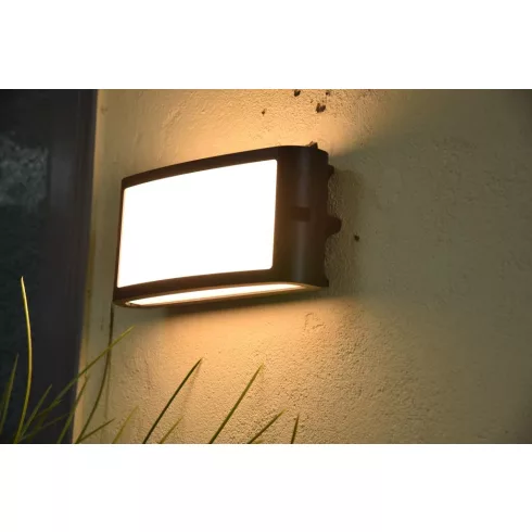 KABAN kültéri, fali lámpa, 12,6W, 3000K, 1300lm, IP54, fekete                                         L5203504330