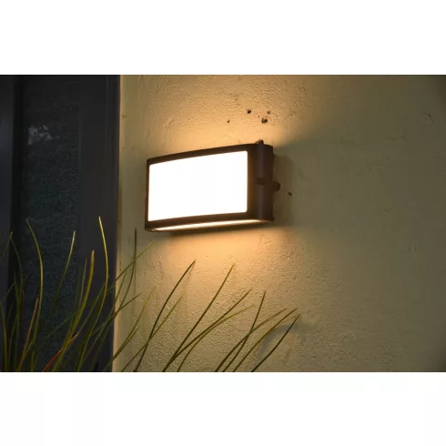 KABAN kültéri, fali lámpa, 12,6W, 3000K, 1300lm, IP54, fekete                                         L5203504330