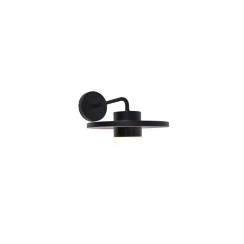 PLATO kültéri, fali lámpa, 7W, 3000K, 1170lm, IP54, fekete                                            L5213402012