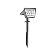   LUNAR kültéri, szolár lámpa, 1,2W, fehér + 7 fényszín, 90lm, Li-Ion 1200 mAh, IP44, matt fekete       L6916411330