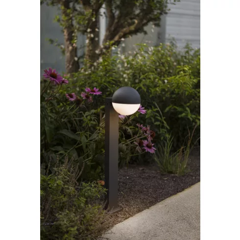 LOOMA kültéri, oszloplámpa, E27 foglalattal, 25W, IP54, sötétszürke, szimpla gömb                     L7138001118