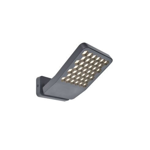ATLANTIS kültéri, fali lámpa, 13,7W, 4000K, 2350lm, IP54, sötétszürke                                 L7801601118