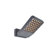   ATLANTIS kültéri, fali lámpa, 13,7W, 3000K, 2200lm, IP54, sötétszürke                                 L7801605118