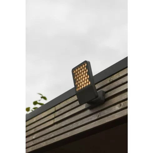 ATLANTIS kültéri, fali lámpa, 13,7W, 3000K, 2200lm, IP54, sötétszürke                                 L7801605118