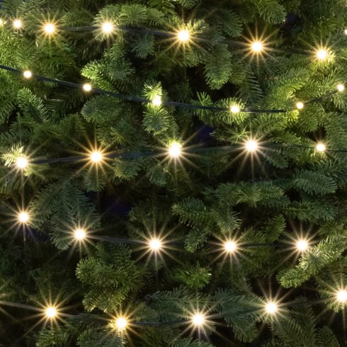 DOT LED-es fényfüzér, kül- és beltéri kivitel, 500 db melegfehér LED, 50 m füzérhossz, HSO            LED508DWW