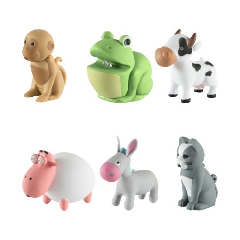 LED-es állatfigurás kulcstartó, HSO                                                                   LEDANIMALS