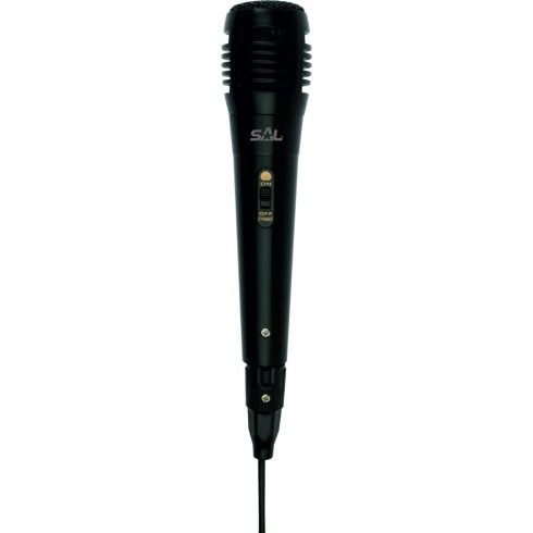 Kézi mikrofon, fekete, XLR-6,3mm, HSO                                                                 M61