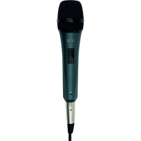 Kézi mikrofon, fém, s.kék, XLR-6,3mm, HSO                                                             M8