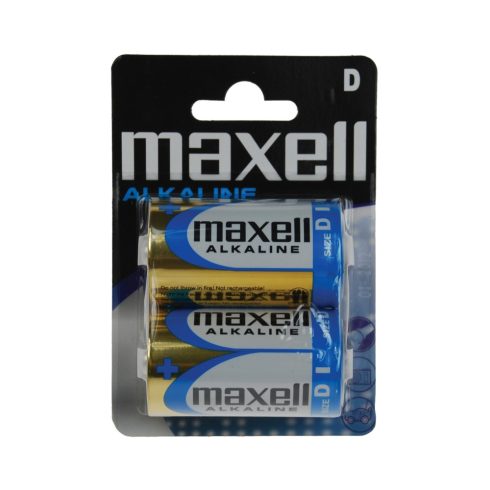 D elem, alkáli, 2db/bliszter, HSO                                                                     MAXELLLR20