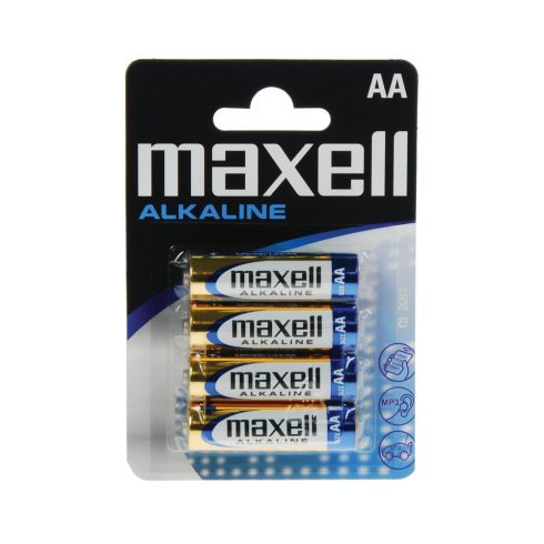 AA elem, alkáli, 4db/bliszter, HSO                                                                    MAXELLLR6