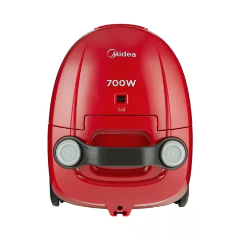 Midea porzsákos porszívó, 700 W, 1,5 literes porzsák, 5 m tápvezeték, kompakt és könnyű               MBO1PLRE