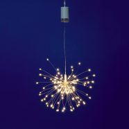   Micro LED-es tüzijáték dekoráció, melegfehér, 8 programos, HSO                                        MFW120/WW