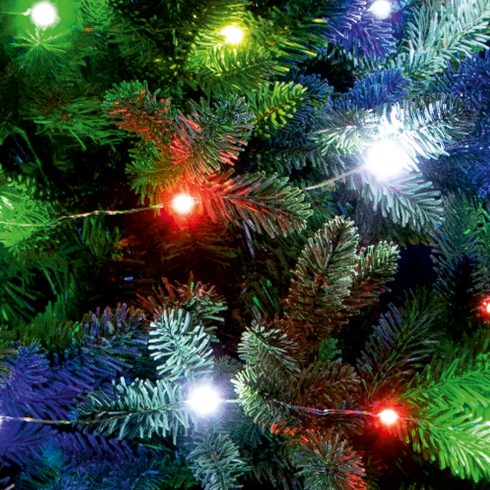 Micro LED fényfüzér, 20 színes micro LED, HSO                                                         ML20/M