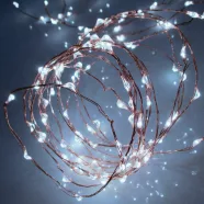   Micro LED-es fényfüzér, 80 LED, hidegfehér, kültéri, HSO                                              ML80/WH