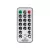 Micro LED-es cluster fényfüzér, 600 LED, 3+9m, multicolor, 8 program, HSO                             MLCS600/M