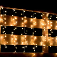   Micro LED-es cluster fényfüggöny, melegfehér, 8 programos, HSO                                        MLF300/WW