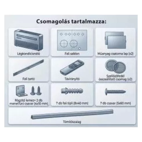 Monoblokk klíma, smart,inverteres,hűtő/fűtő, 3,5/2,9kW, R290 hűtőközeg,4üzemmód,távirányító,30m2,HSO  MONOBLOCK12