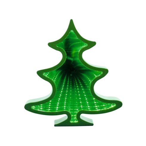 LED-es asztali dísz, tükrös, fenyő, HSO                                                               MRL22/T