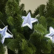   LED-es díszfüzér, tükrös, csillag, HSO                                                                MRLC6/S