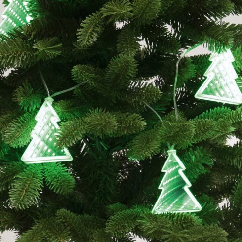 LED-es díszfüzér, tükrös, fenyő, HSO                                                                  MRLC6/T