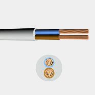   MTK vezeték 2x0,75mm2 100m/tekercs, fehér, 300/500V                                                   MT2-075