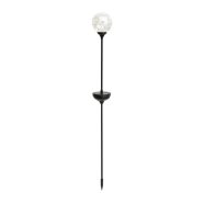   Napelemes üveggömb dekoráció színes micro LED füzérrel, HSO                                           MX623