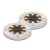 Napelemes kerti lámpa szett (2db), 8db LED, 200 mAh akkumulátor, acél és műanyag, leszúrható, HSO     MX626WW