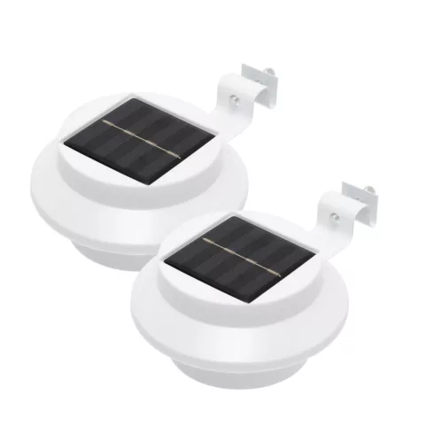 Napelemes kerti lámpa szett, 3db melegfehér LED, cserélhető akku, 300mAh, IP44 (2db/doboz), HSO       MX652SET