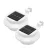 Napelemes kerti lámpa szett, 3db melegfehér LED, cserélhető akku, 300mAh, IP44 (2db/doboz), HSO       MX652SET