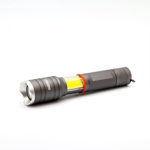 NEBO TAC SLYDE zseblámpa, elemes, 300 lumen, zoom, alumínium burkolat, IPX4, 5 féle üzemmód, HSO      NEB-6746-G