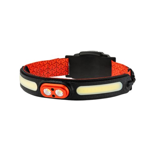 NEBO CURVBEAM 600 FLEX fejlámpa, akkus, 600 lumen, 1100mAh, COB LED, IPX4, 180°-os világítás, HSO     NEB-HLP-0021-