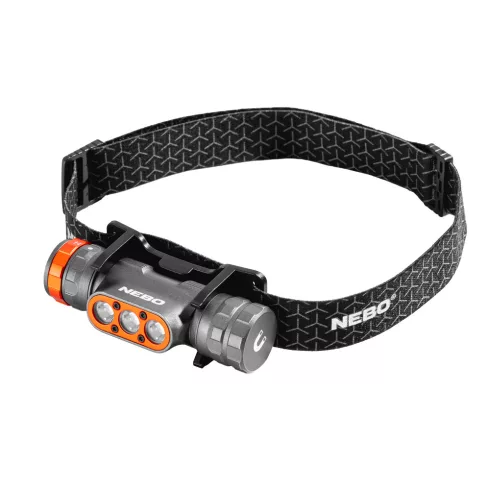 NEBO TRANSEND akkumulátoros fejlámpa, alumínium, IPX7, HSO                                            NEB-HLP-1001-